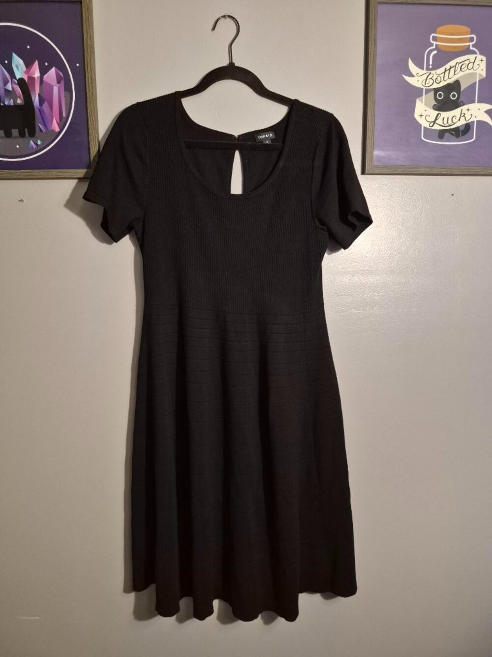 Black Knit Dress